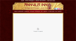 Desktop Screenshot of annvilleinn.com