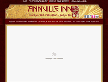 Tablet Screenshot of annvilleinn.com